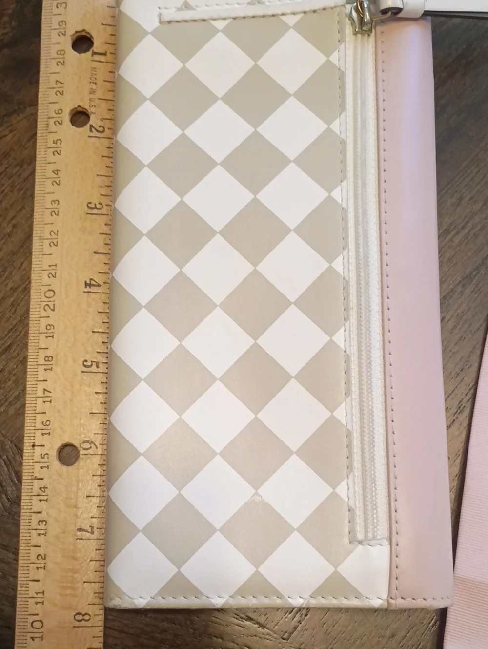 RADLEY LONDON checked floral wallet dogs cafe
